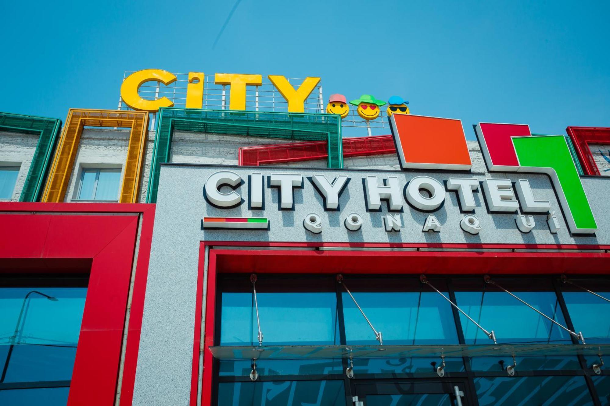 City Hotel Simkent Buitenkant foto